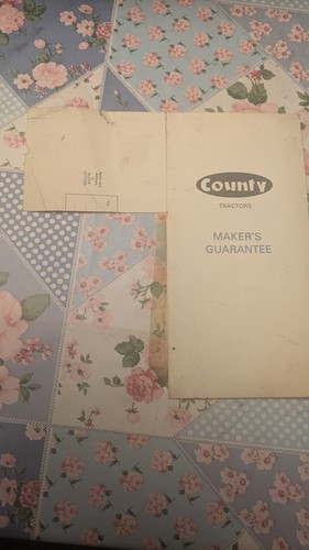 County tractor guarantee - county,