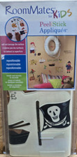 Pirate Wall Stickers Peel & Stick Appliques Kids Bedroom Decor RMK1195SCS
