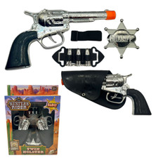 Ultimate Cowboy Sheriff Role Play Set for Kids – Complete with Twin Toy Guns