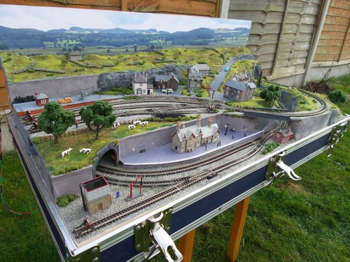 Model railway layout - railway,