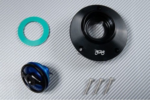 Blue quick keyless fuel tank - blue,