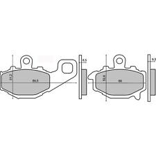 Rear Brake Pads Kawasaki Z