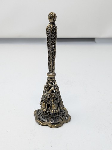 Vintage brass tussie mussie - tussie,