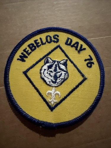 Webelos day patch - 76,