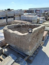 Reclaimed Large York Stone Trough Planter 44" Long