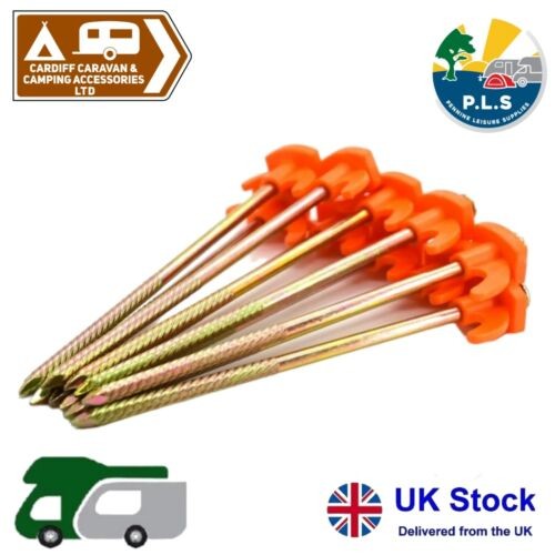 Rock tent pegs high - pegs, high-viz