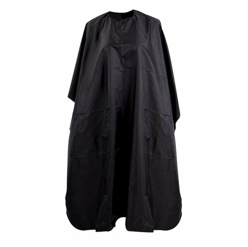 Black unisex hairdressing gown - black,