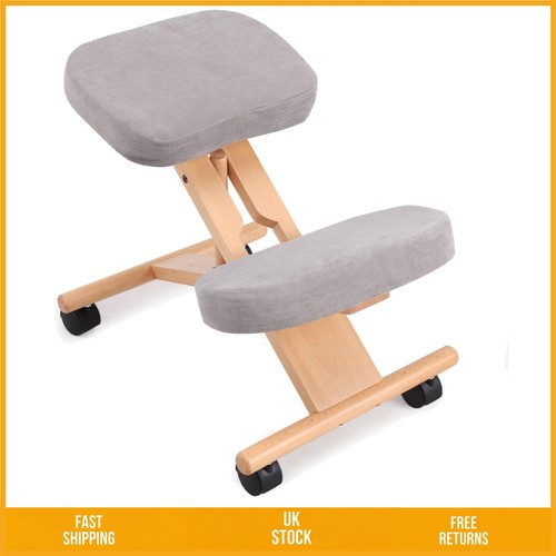 Ergonomic wood kneeling - wood, chair
