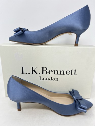 Bennett shoes blue - blue, satin