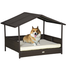 Dog House Rattan Pet Bed