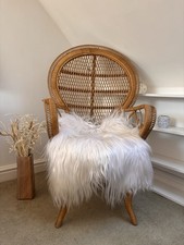 Vintage Rattan Peacock Chair