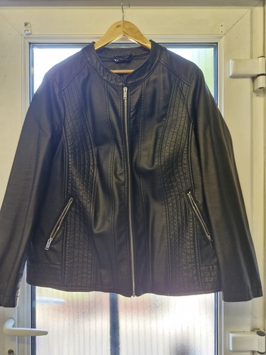 Faux leather jacket women - faux,