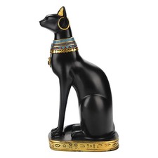 ›Egyptian Cat Resin Statue