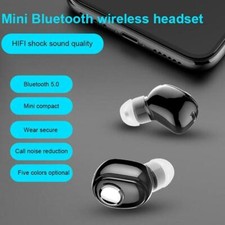 Wireless Bluetooth Earbuds In-Ear Stereo Earphones Headset Headphones Single