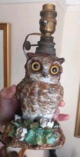 Antique Porcelain Owl Figural