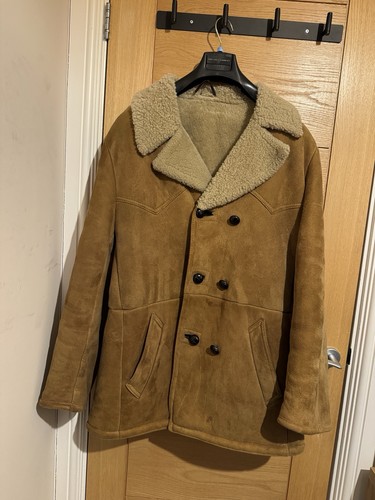 Vintage mens genuine sheepskin - vintage,