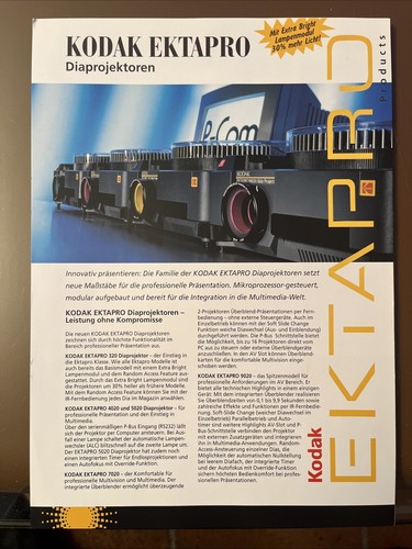 Kodak ektapro slide - slide, projectors