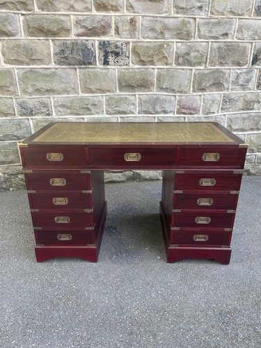 Quality mahogany brass - brass, bound