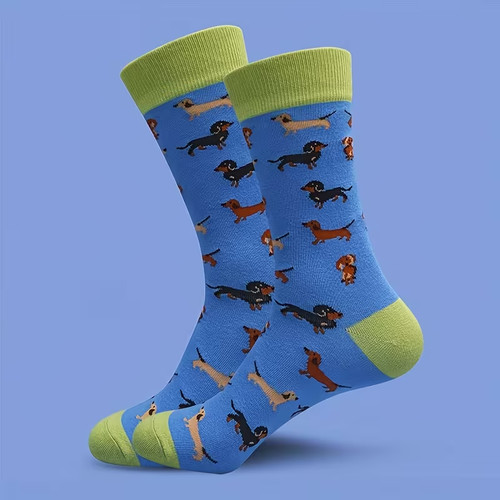 Dachshund sausage dog socks - dachshund,