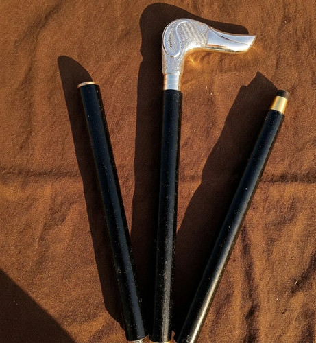 Wooden walking cane - cane,, solid