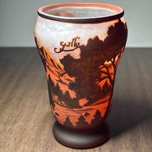 Emile galle cameo glass tea - emile,