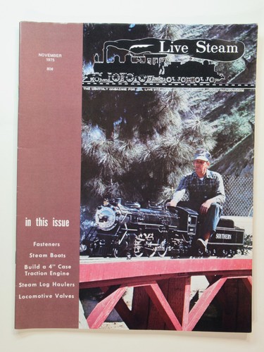 Live steam magazine - steam, 1975