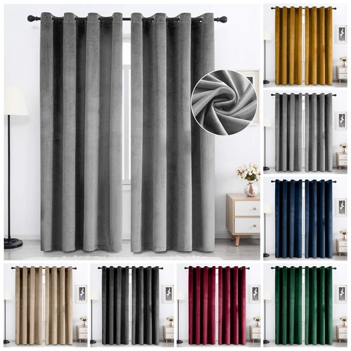 Thick velvet blackout - thick, curtains