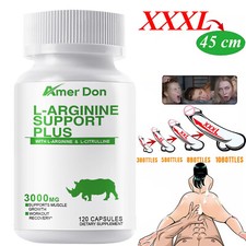 Nitric Oxide Booster Supplement L-Arginine 3000mg Highest Potency Muscle Pump