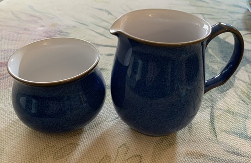 Denby imperial blue milk jug - denby,