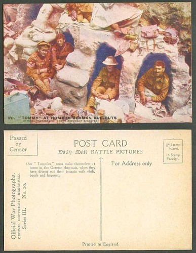 Ww1 daily mail old postcard - daily,