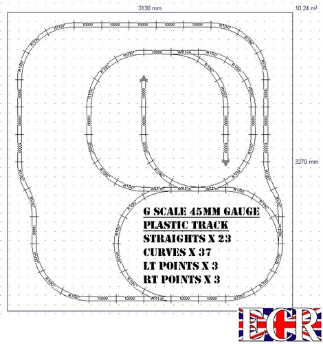 Scale 45mm gauge plastic - g,