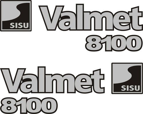 Valmet 8100 tractor decal set - 8100,