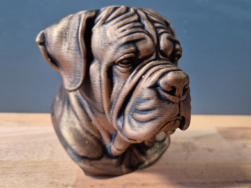 Neapolitan mastiff bust - mastiff,