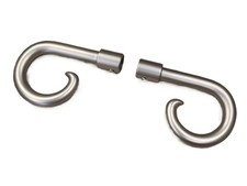 Silver Curtain Pole Finials