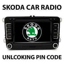 ✅SKODA RADIO CODE UNLOCK ALL MODELS!! RNS510 RNS RCD BOLERO COLUMBUS ETC.✅
