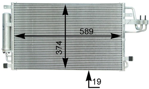 Mahle aircon condenser - mahle,
