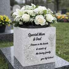 Memorial Grave Flower Pot Vase