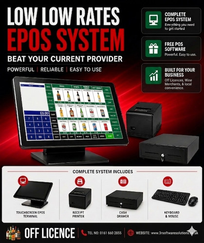 Complete retail epos system - retail,