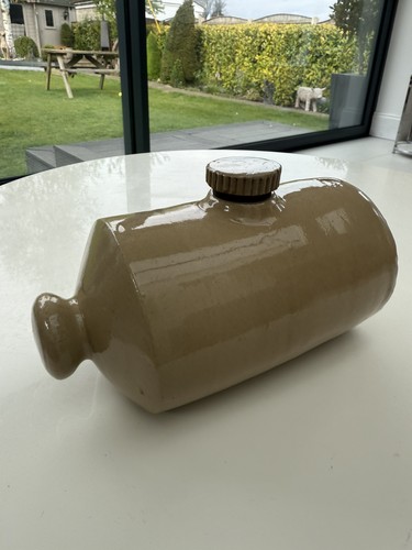 Vintage stoneware hot water - stoneware,