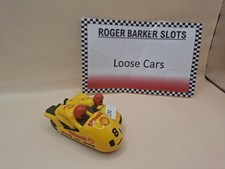 Scalextric C281 Motorbike Sidecar Shell Yellow #8 1:32 Scale Slot Car Racing