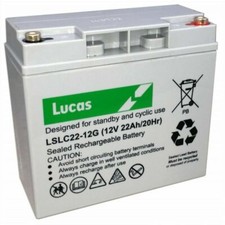 LUCAS 12V 22AH AGM/GEL GOLF