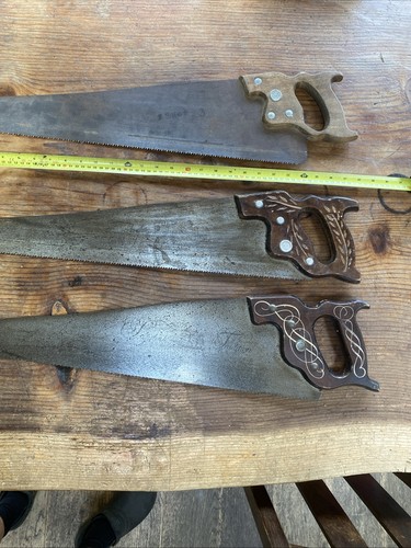 Vintage carpenters saws - 3,