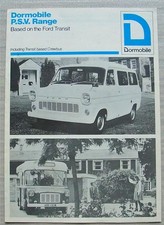 DORMOBILE PSV RANGE FORD TRANSIT Bus Sales Brochure Jan 1976 #DD 5m 1/76