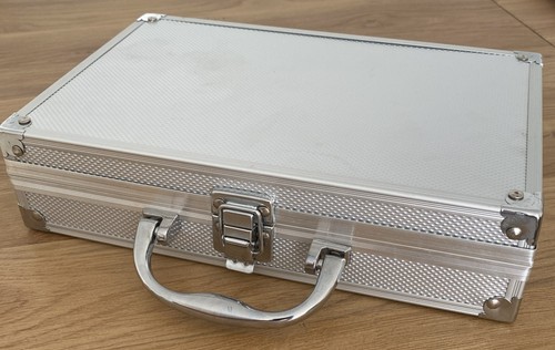 Aluminium case 25x16 5x6 - aluminium, 25x16.5x6.2cm