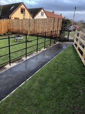 metal estate fencing