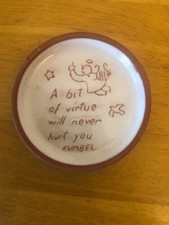 Vibeke Utke Ramsing Small Terracotta Pin dish, Denmark KUMBEL Keramisk Ateliers.