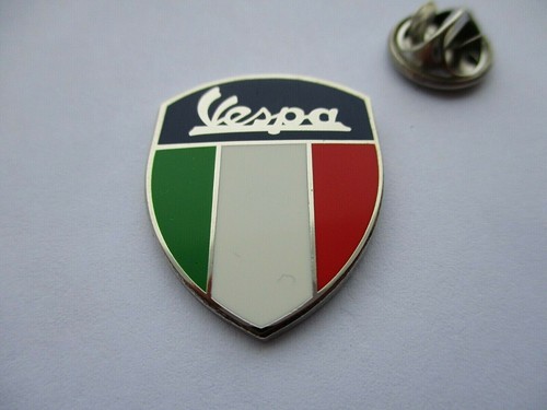Vespa shield mod metal badge - vespa,