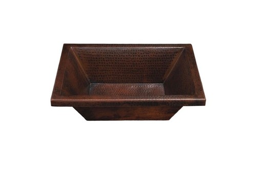 Tonala aged copper sink - aged,