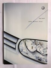 Volkswagen Golf Mk4 Hatchback 2000-01 UK Market Sales Brochure V6 V5 GTi SE S E