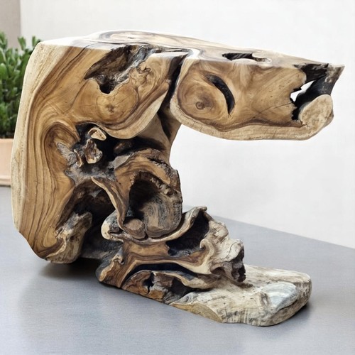 Suar burl wood sideboard - suar,